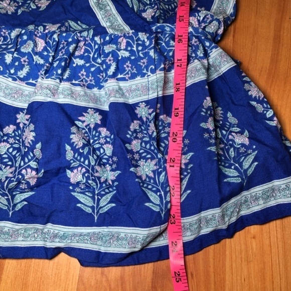 FRANCESCA’S‎ blue rain wrap top size XXS - Picture 10 of 10